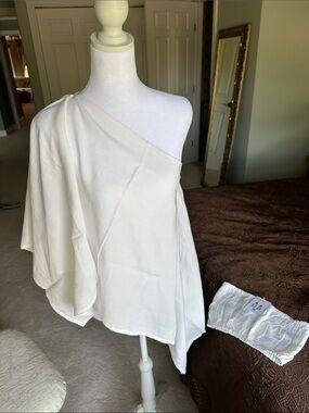 New Baliawear Viral Cape Top- Linen Blend